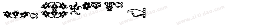 DT Flowers 2字体转换